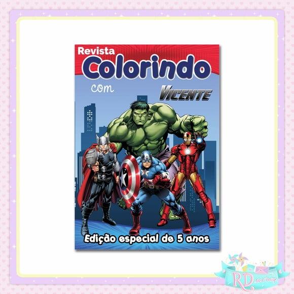 Livrinho de Colorir Vingadores