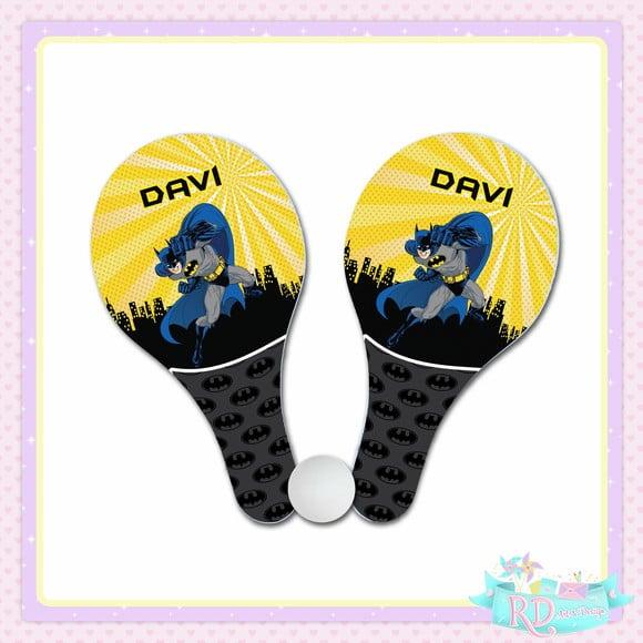 Raquete Ping Pong Batman