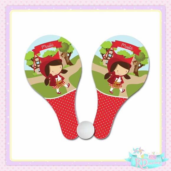 Raquete Ping Pong Chapeuzinho Vermelho