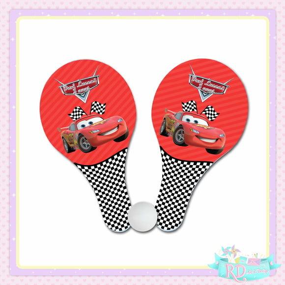 Raquete Ping Pong Carros
