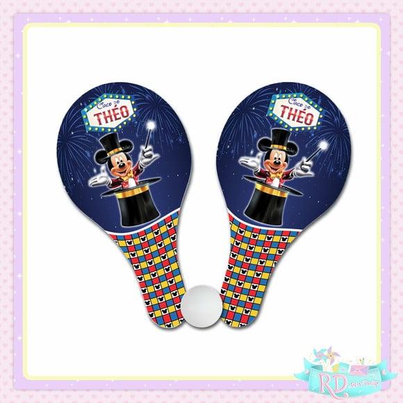 Raquete Ping Pong Circo do Mickey