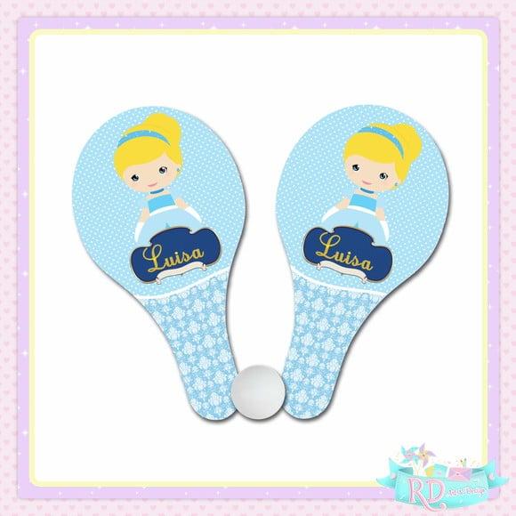 Raquete Ping Pong Cinderela Cute