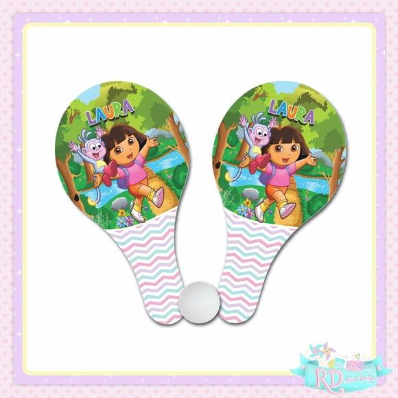 Raquete Ping Pong Dora Aventureira