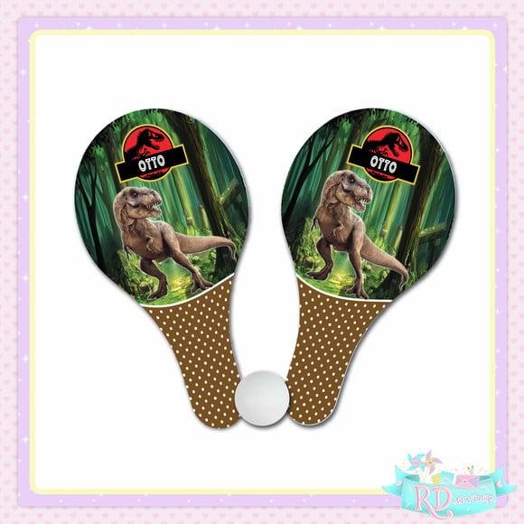Raquete Ping Pong Dinossauro