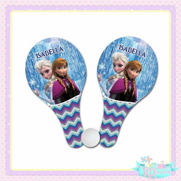 Raquete Ping Pong Frozen