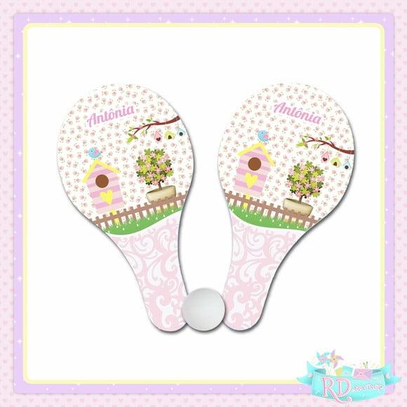 Raquete Ping Pong Jardim Encantado