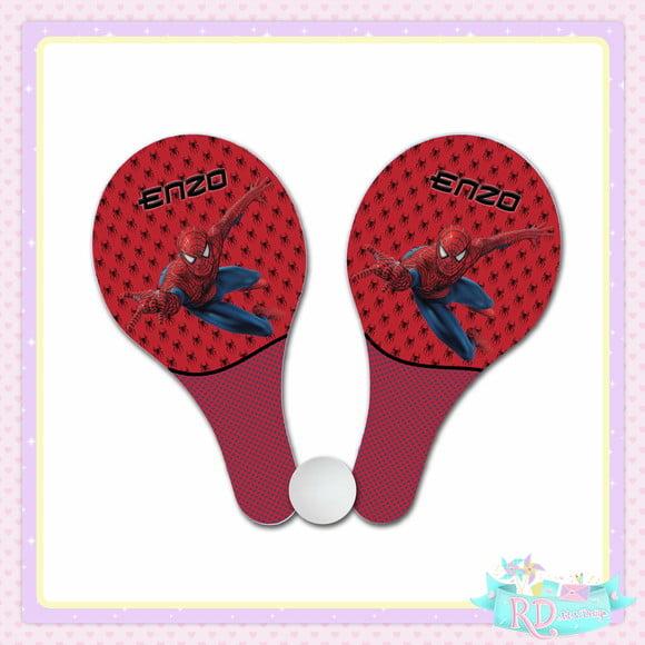 Raquete Ping Pong Homem Aranha