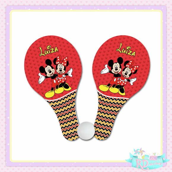 Raquete Ping Pong Mickey Minnie