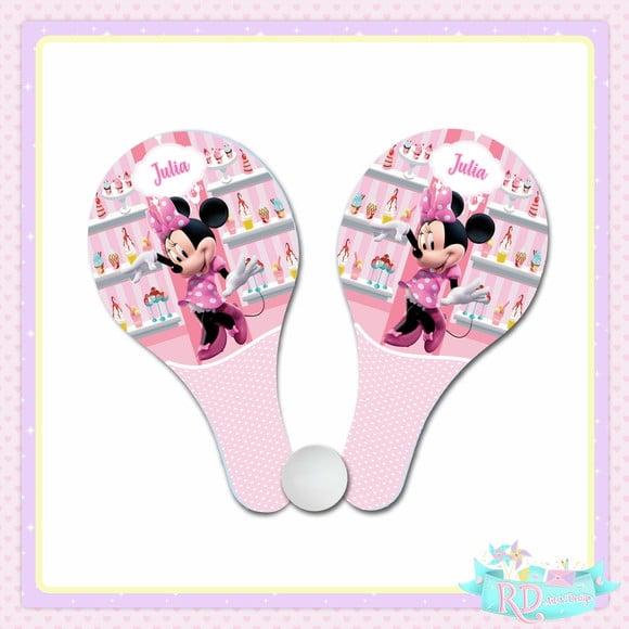 Raquete Ping Pong Minnie Confeitaria
