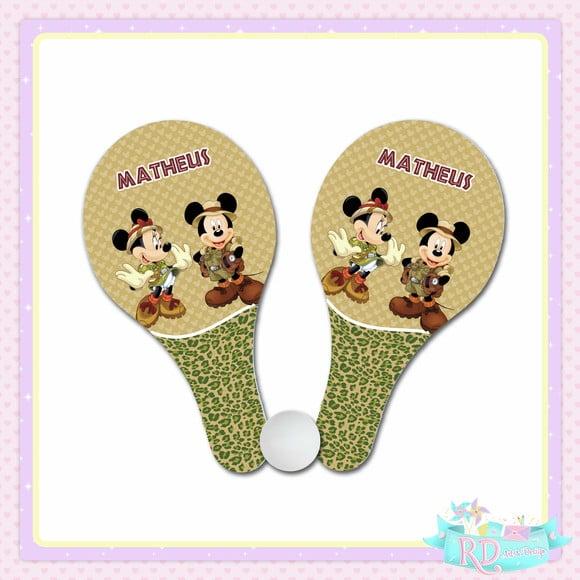 Raquete Ping Pong Mickey Safari