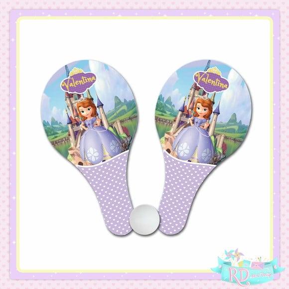Raquete Ping Pong Princesa Sofia