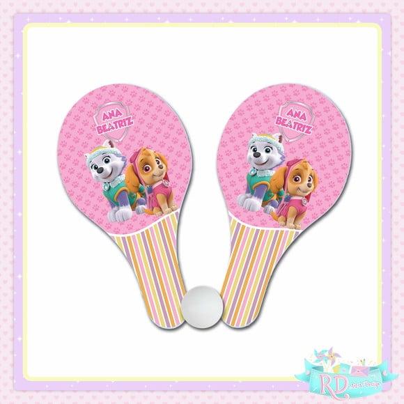 Raquete Ping Pong Patrulha Canina