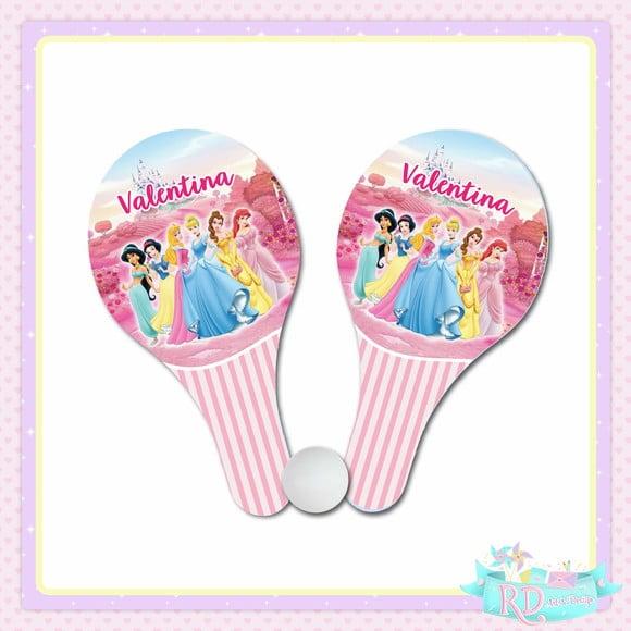 Raquete Ping Pong Princesas