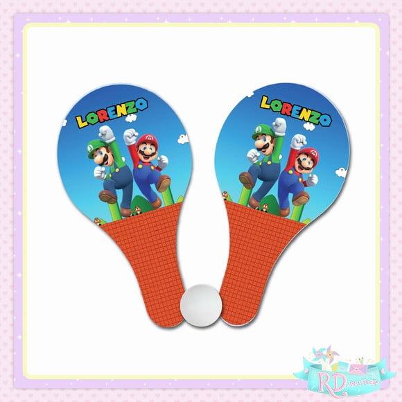 Raquete Ping Pong Super Mario