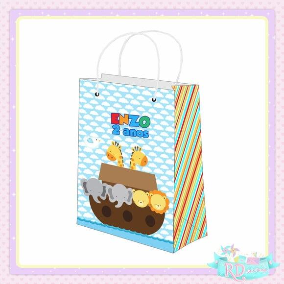 Sacolinha Personalizada Arca de Noé