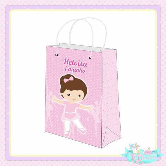 Sacolinha Personalizada Bailarina