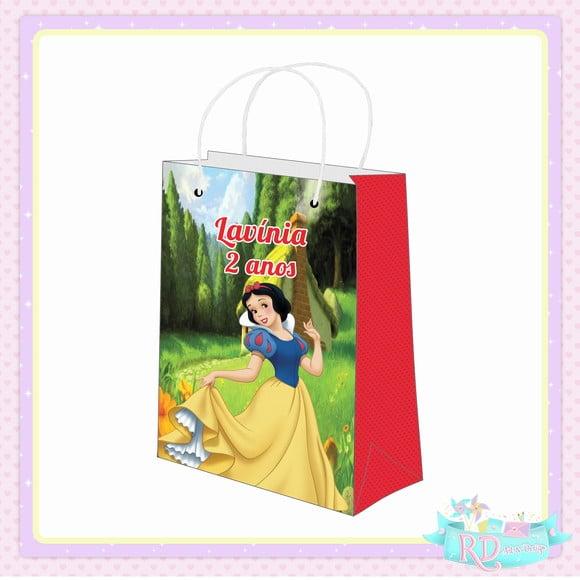 Sacolinha Personalizada Branca de Neve
