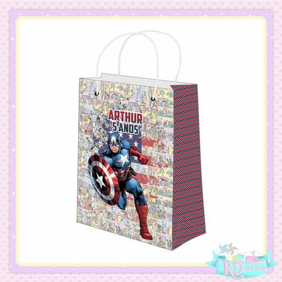 Sacolinha Personalizada Capitão América