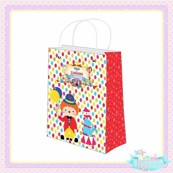 Sacolinha Personalizada Circo