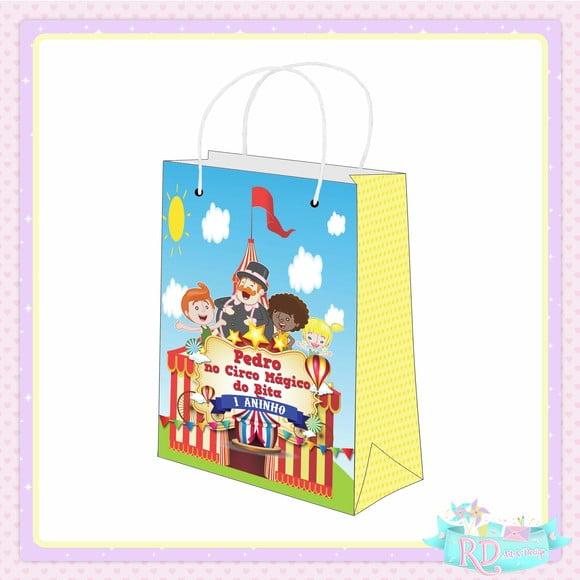 Sacolinha Personalizada Circo do Bita
