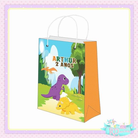 Sacolinha Personalizada Dinossauro