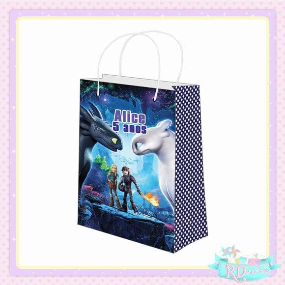 Sacolinha Personalizada Como Treinar o seu Dragão
