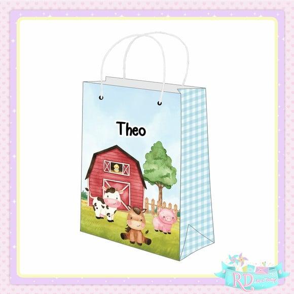 Sacolinha Personalizada Fazendinha