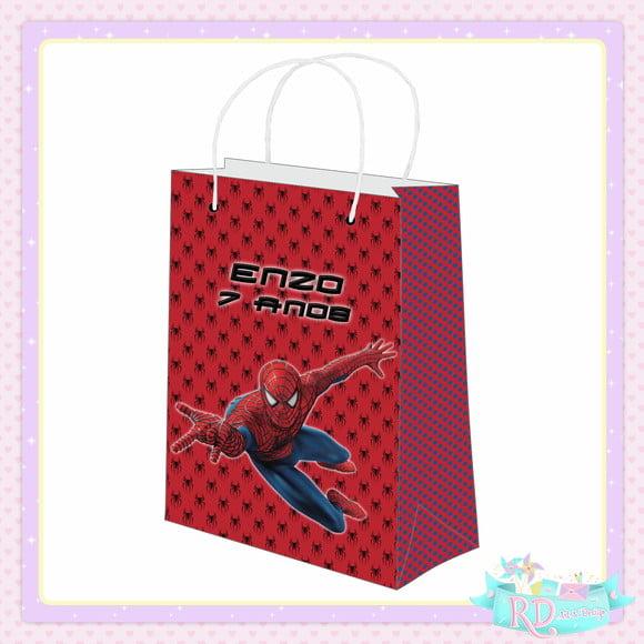 Sacolinha Personalizada Homem Aranha