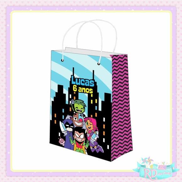 Sacolinha Personalizada Jovens Titans