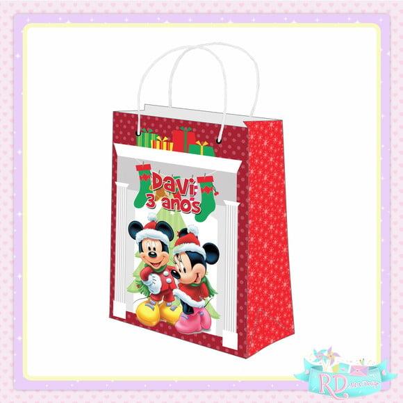 Sacolinha Personalizada Natal do Mickey