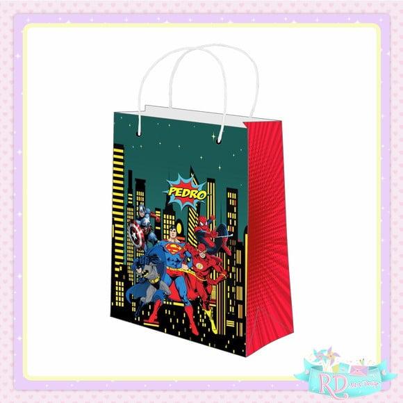 Sacolinha Personalizada Super Herói