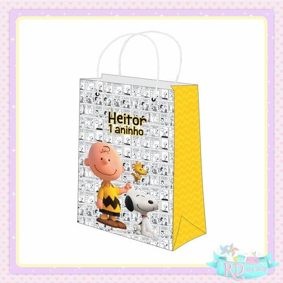Sacolinha Personalizada Snoopy