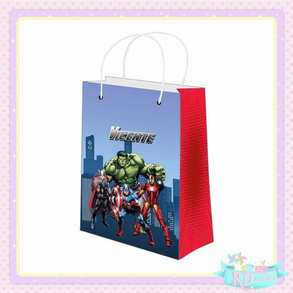 Sacolinha Personalizada Vingadores