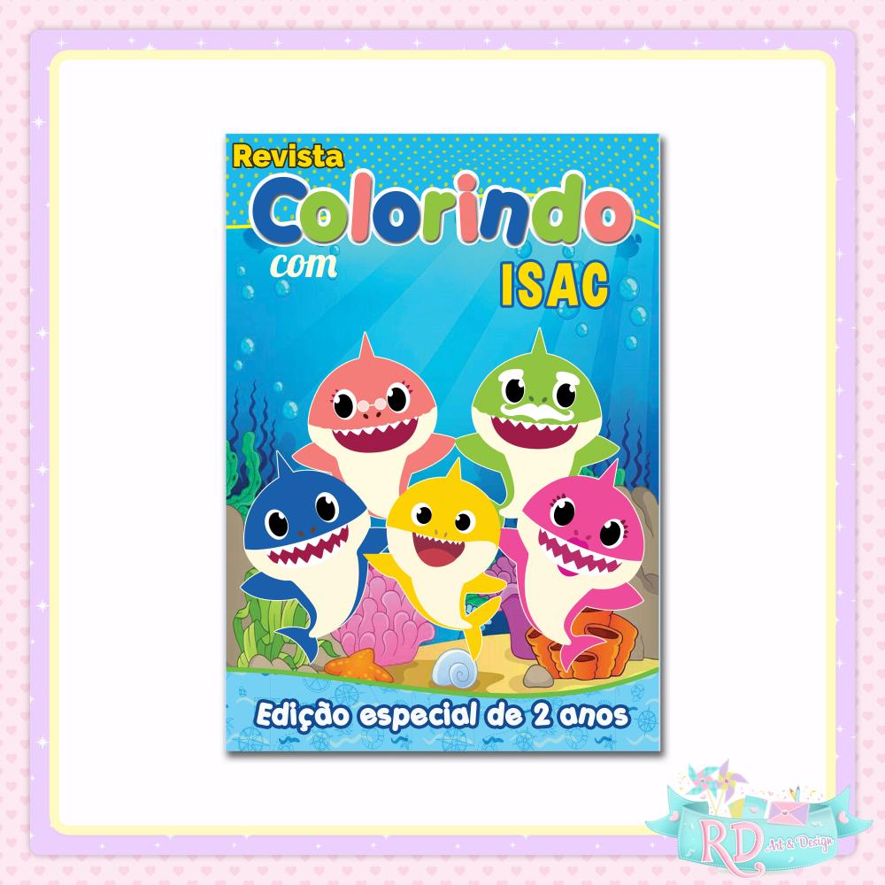 Livrinho de Colorir Baby Shark