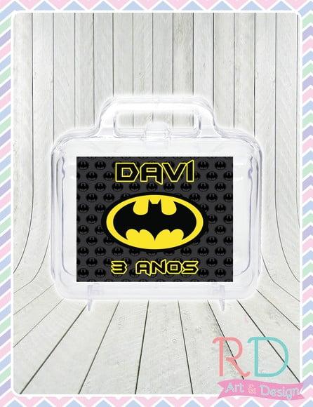 Maletinha Acrílica Batman