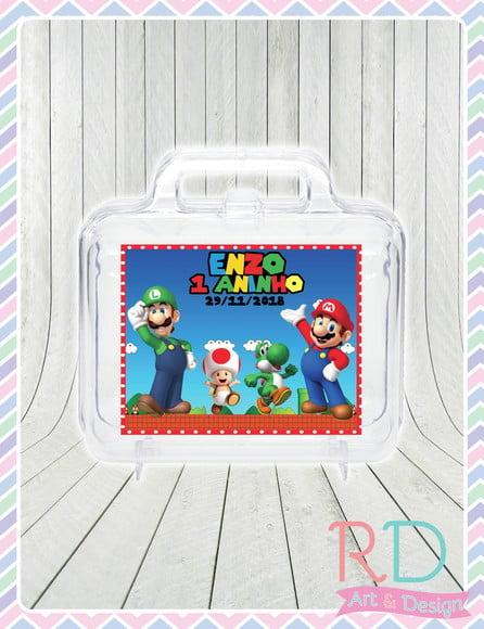 Maletinha Acrílica Super Mario