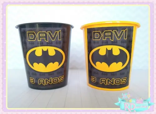 Baldinho de Pipoca Batman