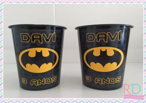 Baldinho de Pipoca Batman