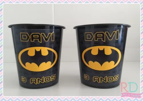 Baldinho de Pipoca Batman