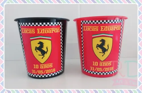 Baldinho de Pipoca Ferrari