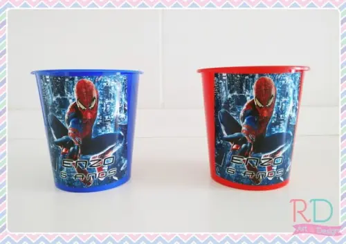 Baldinho de Pipoca Homem Aranha