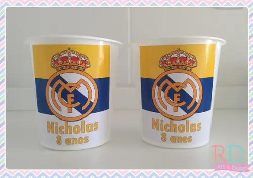 Baldinho de Pipoca Real Madrid