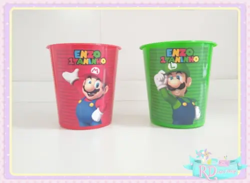 Baldinho de Pipoca Super Mario