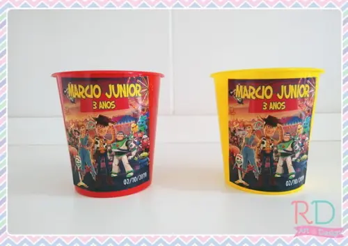 Baldinho de Pipoca Toy Story