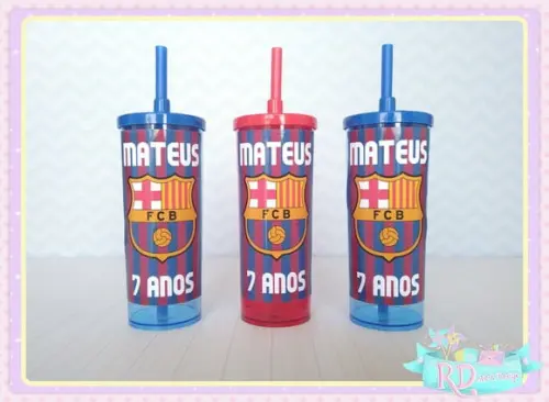 Copo Long Drink com Tampa Barcelona