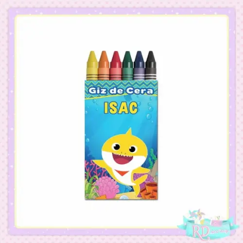 Giz de Cera Baby Shark
