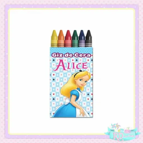 Giz de Cera Alice no País das Maravilhas