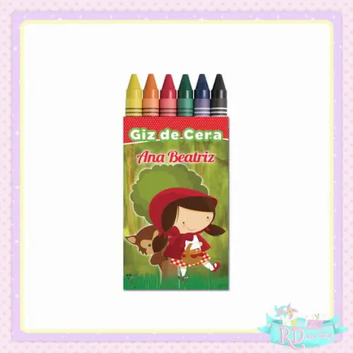 Giz de Cera Chapeuzinho Vermelho