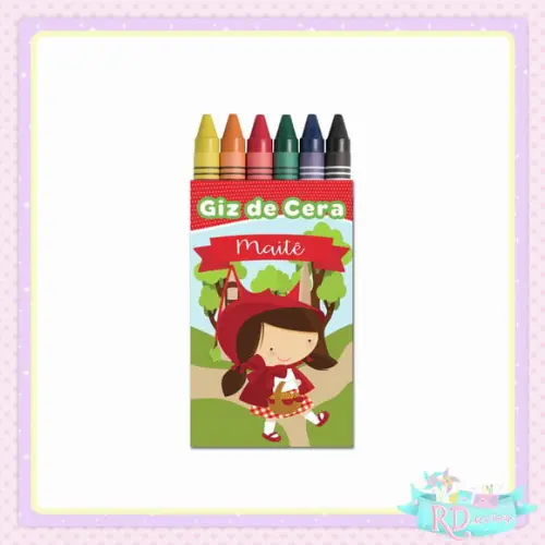Giz de Cera Chapeuzinho Vermelho