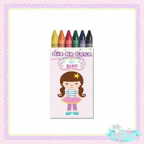 Giz de Cera Circo Rosa